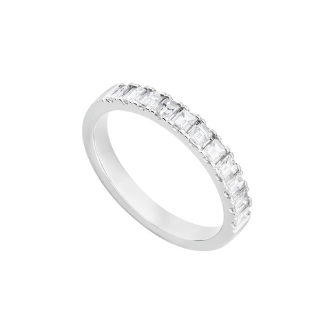 Nhẫn Kim cương Vàng trắng 58,5% (14K) PNJ DD00W060464